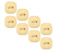LOPUNER 8pcs Mini Assiettes D'apéritif en Plastique Réutilisable Beige, Design Polyvalent pour Repas Quotidiens et Réunions Décontractées, Vaisselle Pratique et Légère
