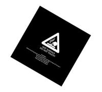 LOPUNER Autocollant pour Plateau Chauffant 3d en PC Noir Résistant la Chaleur, Simple à Utiliser pour Imprimante 3d Lit Chaud Aluminium