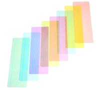 LOPUNER Bandes de Lecture Guidées en Pvc Transparent 8 Pièces pour Garçon et Filles et Professionnels, Améliore L'efficacité et L'expérience de Lecture Quotidienne