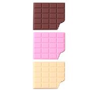 LOPUNER Bloc-Notes Créatif de Barre Chocolatée, Lot de 3 Mini-Carnets Adhésifs pour Garçon et Filles et Étudiants à L'École Bureau