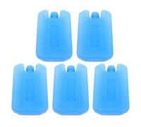 LOPUNER Blocs Réfrigérants Réutilisables Lot de 5 en PE Portable et Léger pour Glacières, Bureau et Situations d'urgence avec Fonction Refroidissement Amélioré