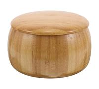 LOPUNER Boîte D'échecs en Bois Massif avec Couvercle, Grosse Capacité, Organisateur Élégant pour Pierres de Jeu de Go, Rangement Pratique pour Joueurs et Jeux de Table