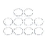 LOPUNER Boîtes de Pétri Résistantes la Chaleur en Verre Borosilicaté Transparentes Lot de 10 pour Culture et Analyse Biologique en Laboratoire