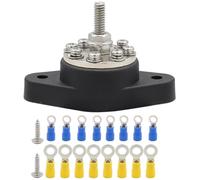 LOPUNER Bornier Distribution Alimentation 8 Terminals 12V/48V Barre Omnibus pour Camping-Cars et Navires avec Fonction Répartition de Puissance