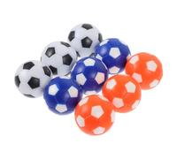 LOPUNER Boules de Baby-Foot 28 Mm Colorées pour Garçon et Filles, Lot de 9 Pièces, Accessoires de Jeu de Table Adaptés Baby-Foot Mini, Usage Domestique et Événementiel