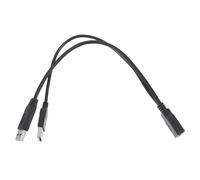 LOPUNER Câble USB Y Splitter Male Rallonge USB pour Dur Externe Adaptateur de Charge de Données Connecteur de Puissance pour Ordinateur Portable