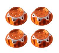 LOPUNER Cache Moyeu en Alliage D'aluminium 4pcs 17mm Écrou Antidérapant CNC pour Moyeu de Roue 1/8 Rc Voiture Camion Style