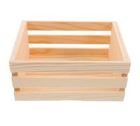 LOPUNER Caisse en bois pour maison de poupée - Boîte de rangement rustique gigogne en bois - Mini-conteneur de rangement à faire soi-même, style ferme, pour la maison, le bureau, la salle de bain,