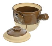 LOPUNER Casserole en Argile Poignée Ergonomique pour Médecine Chinoise et Surface Lisse, pour Bouillir des Remèdes Chez Soi