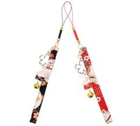 LOPUNER Chaînes de Téléphones Porte-clés Chat Amulette en Métal, Breloques Décoratives Délicates 2 Pièces pour Protéger et Embellir Votre Téléphone Portable