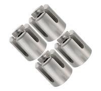 LOPUNER Clips Câbles en Acier Inoxydable Argenté 4pcs pour Fixation Stable de Câbles Résistance la Corrosion pour Jardin et Support D'arbre