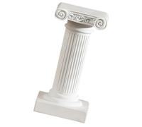 LOPUNER Colonne Romaine Décorative Mini Pilier Élégant en Résine Blanche Ornement de Table Raffiné pour Décoration de Mariage et Accessoire Photo