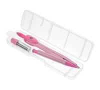 LOPUNER Compas de Dessin Mathématique en Métal Rose Outil Précis pour Étudiants 1 Ensemble Portable Boussole de Dessin Cercle pour École et Bureau Fournitures Scolaires Robustes