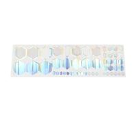 LOPUNER Course Autocollant Moderne Hexagonal de Style, en PVC Voiture