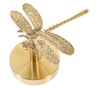 LOPUNER Crochet Mural sans Perçage en Laiton, Patère Murale Moderne pour Suspendre Manteaux et Serviettes, Design Libellule, Fixation Adhésive Résistante, pour Salle de Bain, Entrée