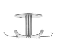 LOPUNER Crochet Rotatif Cuisine en Acier Inoxydable 304, Support Mural 6 Griffes, Porte-ustensiles Suspendu Multifonction, pour Rangement sous Meuble, Organisation la Cuisine Compacte