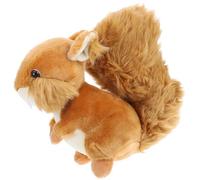 LOPUNER Écureuil Peluche Doux 30 CM Queue Large Décoration Canapé Originale Coussin Décoratif de Dessin Animé pour Chambre Salon Présent Ludique pour Garçon et Filles et Adultes