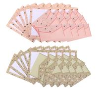 LOPUNER Ensemble de Papier à Lettres et Enveloppes Vintage Chic 90pcs en Papier Surface D'écriture Lisse pour Invitations et Félicitations