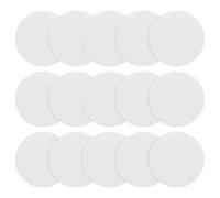 LOPUNER Gommettes Adhésives Rondes Double Face sans Trace 100pcs pour Fixation Dashcam et Organisateurs sur Tableau de Bord Voiture Film Blanc Sécurisé