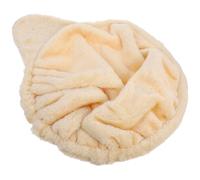 LOPUNER Hamac pour Chat et Design Multifonctionnel Élégant en Flanelle Beige Intérieur Anneau en Acier, Espace de Repos Confortable pour Aire de Jeux