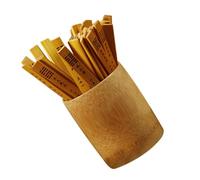 LOPUNER Jeu de Bâtons de Divination Bambou avec Seau Ensemble de Bâtons Chinois Traditionnels pour Divination et Enseignement à Accessoire Ludique et Décoratif Style Chinois