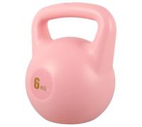 LOPUNER Kettlebell réglable à eau 6kg, poignée ergonomique antidérapante, PE souple rose, entraînement de force polyvalent pour fitness féminin à la maison