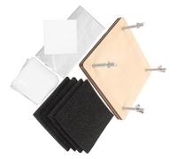 LOPUNER Kit de Presse à Fleurs Fonction de Pression Élevée en Bois Couleur Aléatoire Facile à Transporter pour Décorer des Marque-pages et Loisirs Créatifs pour Garçon