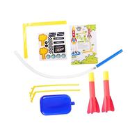 LOPUNER Lanceur de Fusée Pneumatique pour Garçon et Filles Jouet d'Extérieur Créatif Réglable Jouet de Plein Air Développe Les Compétences Ensemble Complet