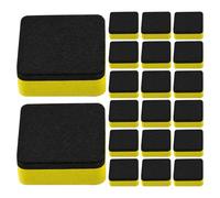 LOPUNER Lot de 20 mini effaceurs à sec - Effaceurs carrés pour tableau blanc, idéaux pour les élèves et les enseignants - Feutre EVA, sans aimant, pour nettoyer les tableaux noirs et les tableaux