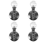 LOPUNER Lot de 4 Appliques murales Miniatures pour Maison de poupée - Échelle 1:12 - Accessoires pour Jardin féérique