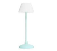 LOPUNER Mini lampadaire décoratif, Figurine Lumineuse Bleue pour Chambre de poupée, élément décoratif pour Micro-Paysage et Jeux d'imitation.