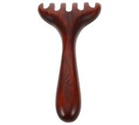 LOPUNER Peigne de Massage Manche Long à Six Griffes pour Pieds en Bois Outil Portable sans Bavure Design Exquis pour Usage Familial et Extérieur