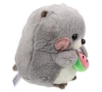 LOPUNER Peluche Marmotte en Peluche Grise 20 CM pour Garçon et Filles Présent d'anniversaire pour Filles Décoration Chambre et Accessoire Douceur