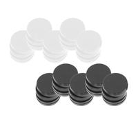 LOPUNER Pièces de D'échecs pour 60 Pièces de Remplacement Faciles à Utiliser en Plastique Rondes Noires et Blanches Jeux et Enseignement