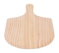 LOPUNER Planche à Découper Pizza en Bois Beige avec Poignée Ergonomique, Facile à Laver et Sécurisée, Accessoire pour Servir, Gâteau et Pizza