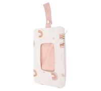 LOPUNER Pochette de Voyage pour Lingettes Bébé en Polyester Coton, Grosse Capacité, Pratique et Facile à Transporter, pour Sorties en Plein Air et Bureaux