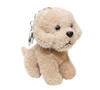 LOPUNER Porte-clés Peluche Chien Adorable Résistant Peluche Accessoire Pendentif Sac Cadeau Charmant pour Clés Sac à Main
