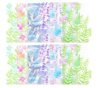 LOPUNER Recharges pour Classeur A5 en Pp Transparent 12 Intercalaires à 6 Anneaux, Organisation Rapide et Indexation pour Bureaux et Maisons