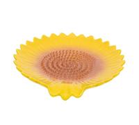 LOPUNER Repose-cuillère en Céramique Forme de Tournesol Jaune, Structure Stable et Usage Polyvalent pour Cuisines Familiales et Cafés, Accessoire Cuisine Charmant