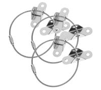 LOPUNER Sangles Anti-basculement Résistance Élevée et Anticorrosion pour Meubles en Acier Inoxydable Kit 3 Sets Vis Autoforeuses et Chevilles pour Sécurité Garçon et Filles