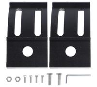 LOPUNER Support Coulissant pour Montage Barre Lumineuse LED en Alliage D'aluminium Noir Installation Stable pour Lampe de Travail