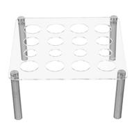 LOPUNER Support de Moule à Échecs Organiseur Polyvalent Carré en Acrylique et Acier Inoxydable Facile à Entretenir et Exposition Minimaliste Moderne pour Artisanat