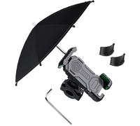 LOPUNER Support de Téléphone pour Vélo Utilisation d'une Main pour Vélo Support de Téléphone Portable Abs Plastique Noir Fixation Stable Installation Facile