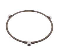 LOPUNER Support Plateau Tournant pour Micro-ondes en Plastique Couleur Café Hauteur Réglable, Réduit Vibrations et Bruit, Design Moderne Minimaliste Adapté à Toutes Cuisines