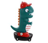 LOPUNER Tirelire Dinosaure Vinyle pour Pot à Économies et Décoration de Bureau Forme Cartoon pour Garçon Fille Small Skateboard