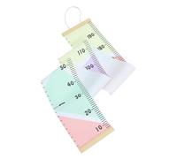 LOPUNER Toise Murale Garçon Fille Décorative Noir Blanc Règle de Mesure Amovible avec Corde Tableau Croissance pour Chambre Garçon Fille Stickers Muraux Hauteur