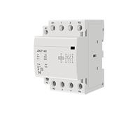 LOPXOKXIX Contacteur 4p 63a 220V/230V 50/60Hz, contacteurs AC domestiques sur Rail Din 1NO 3NC/2NO 2NC/3NO 1NC/4NO/4NC, contacteur de Remplacement électrique Industriel(63a 2no 2nc)
