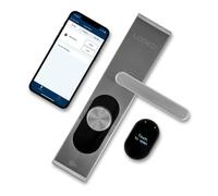 LOQED Serrure de porte intelligente - Serrure électronique de porte d'entrée - Cryptage 256 bits - Smart Lock - Serrure de porte électrique avec ouverture par pression des doigts + application