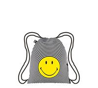 LOQI Artist Smiley Spiral Backpack Sac à dos loisir, 44 cm, 10 liters, Multicolore (Multicolour)