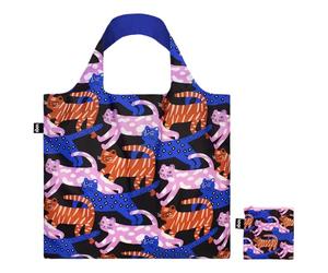 LOQI Glitter Power Cats Sac recyclé, multicolore, L